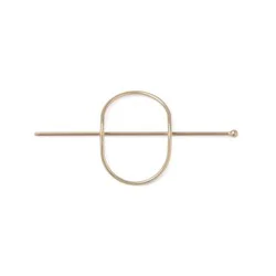 The Hair Edit Hoop & Pin Barrette - Soft Gold