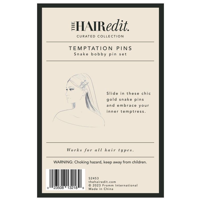 slide 7 of 7, The Hair Edit Temptation Bobby Pins - 2ct, 2 ct