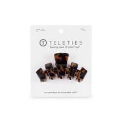 TELETIES Tortoise Medium Hair Clip: For All Hair Types, Claw Style, Single Piece