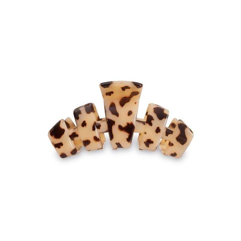 slide 2 of 4, TELETIES Tortoise Medium Hair Clip - Blonde, 1 ct