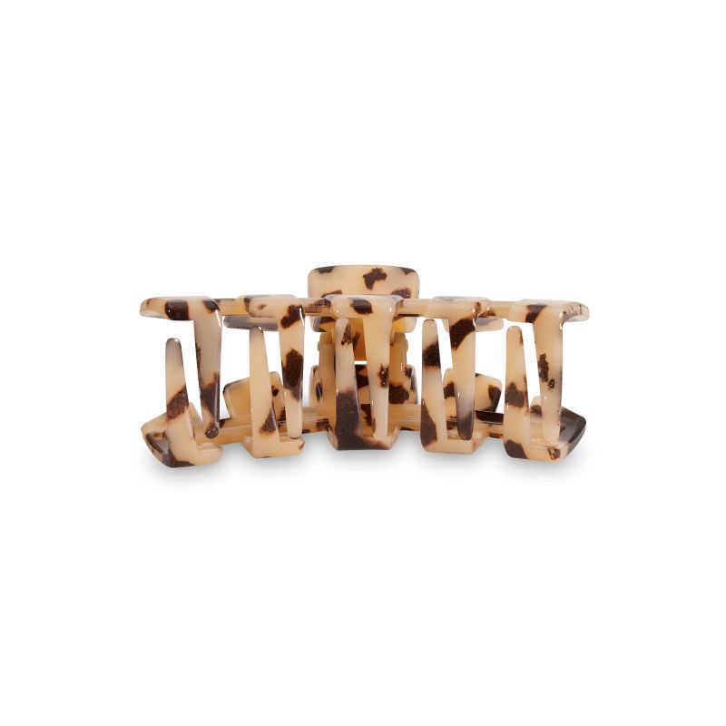 slide 3 of 4, TELETIES Tortoise Medium Hair Clip - Blonde, 1 ct