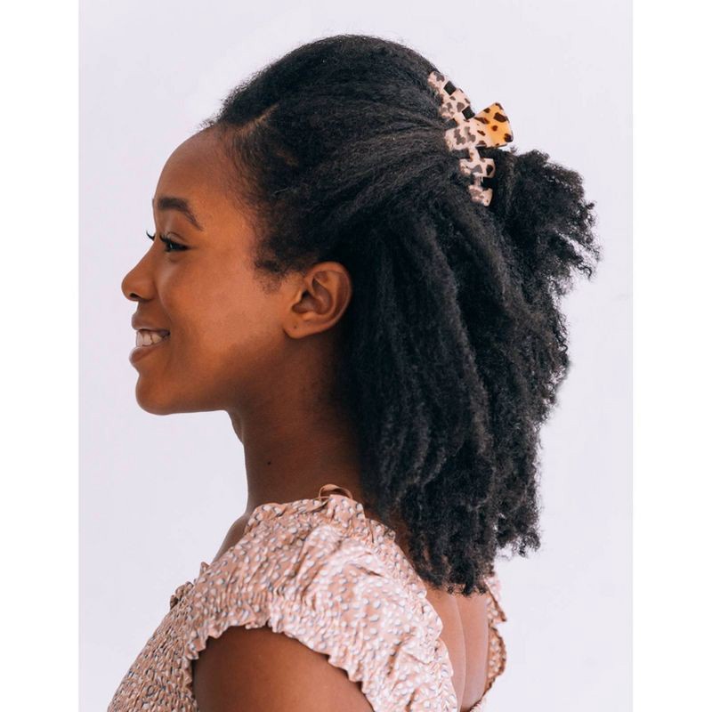 slide 4 of 4, TELETIES Tortoise Medium Hair Clip - Blonde, 1 ct