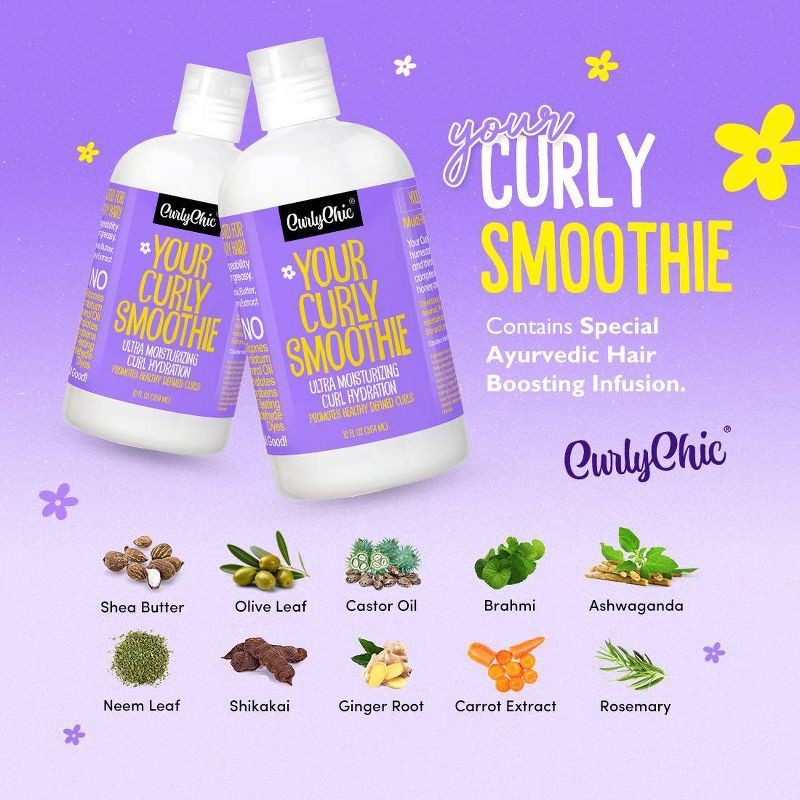 slide 4 of 4, Curly Chic Your Curly Smoothie Curl Hydrator - 12oz, 12 oz