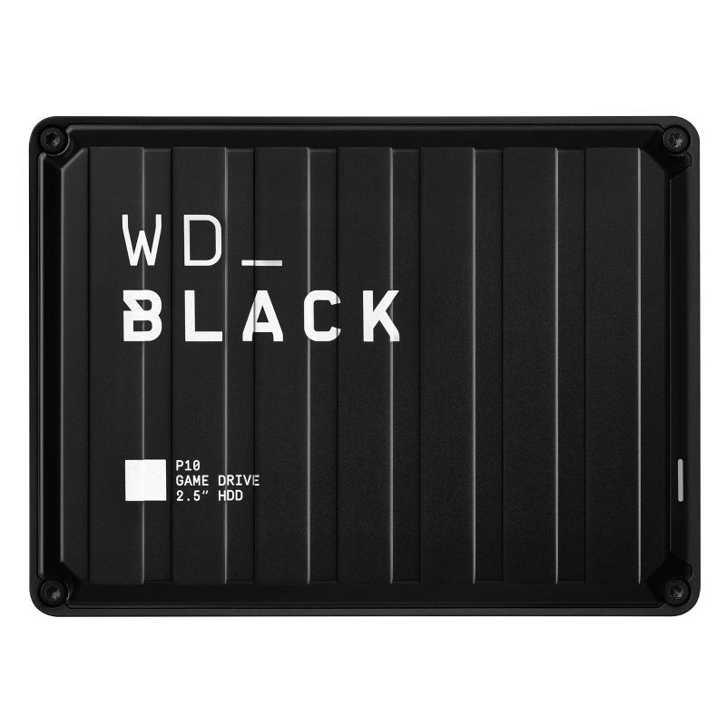slide 2 of 7, Western Digital BLACK P10 2TB External USB 3.2 Gen 1 Portable Hard Drive - Black: Compatible with Windows, macOS, Xbox, PlayStation, 1 ct
