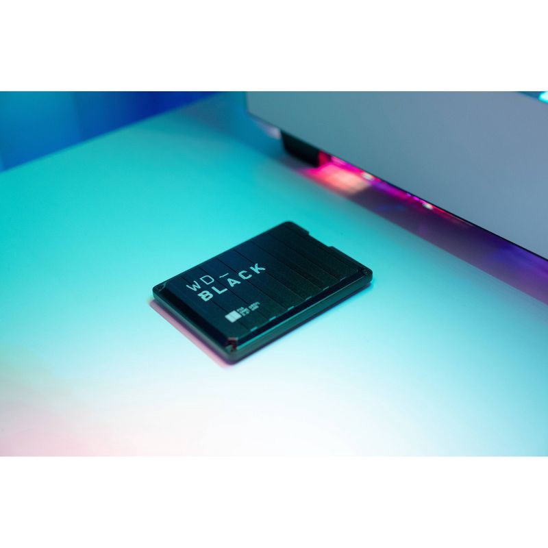 slide 7 of 7, Western Digital BLACK P10 2TB External USB 3.2 Gen 1 Portable Hard Drive - Black: Compatible with Windows, macOS, Xbox, PlayStation, 1 ct