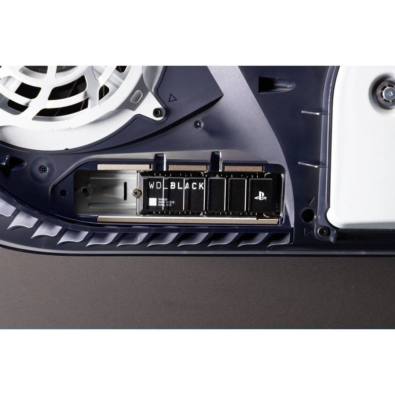 slide 5 of 7, Western Digital Black 1TB SN850P HS for PS5: External SSD for PlayStation 5, 1 ct