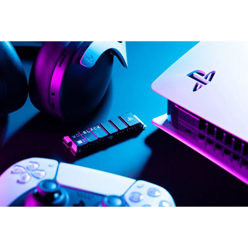 slide 7 of 7, Western Digital Black 1TB SN850P HS for PS5: External SSD for PlayStation 5, 1 ct