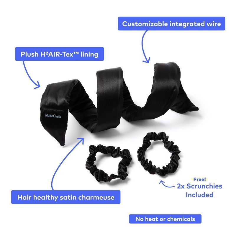slide 4 of 9, RobeCurls Heatless Curling Headband, 1 ct