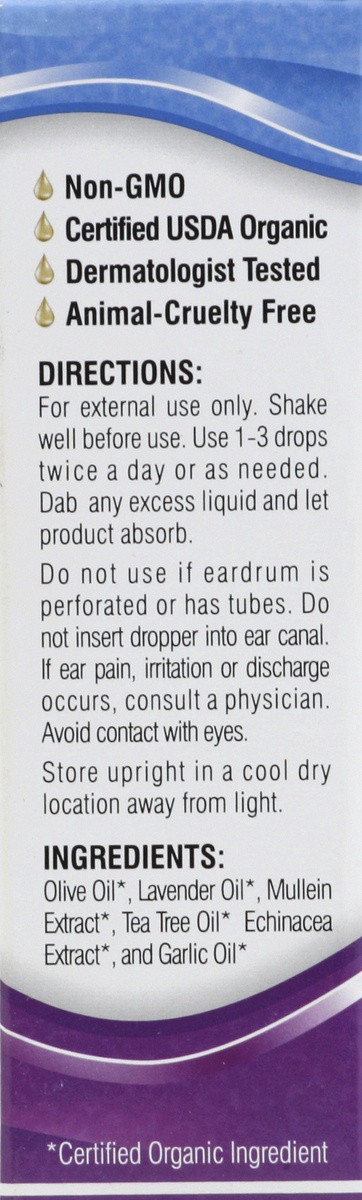 slide 2 of 7, Wally's Natural Organic Ear Drops Ear Oil 0.5 fl oz, 0.5 fl oz