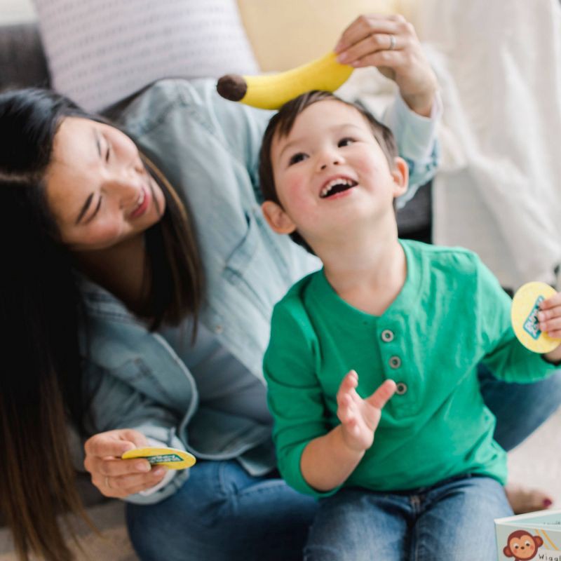 slide 6 of 9, Peaceable kingdom Monkey Around Board Game: Educational Fun with Cards & Figures for 2+ Players, 30+ Minutes of Play, 1 ct