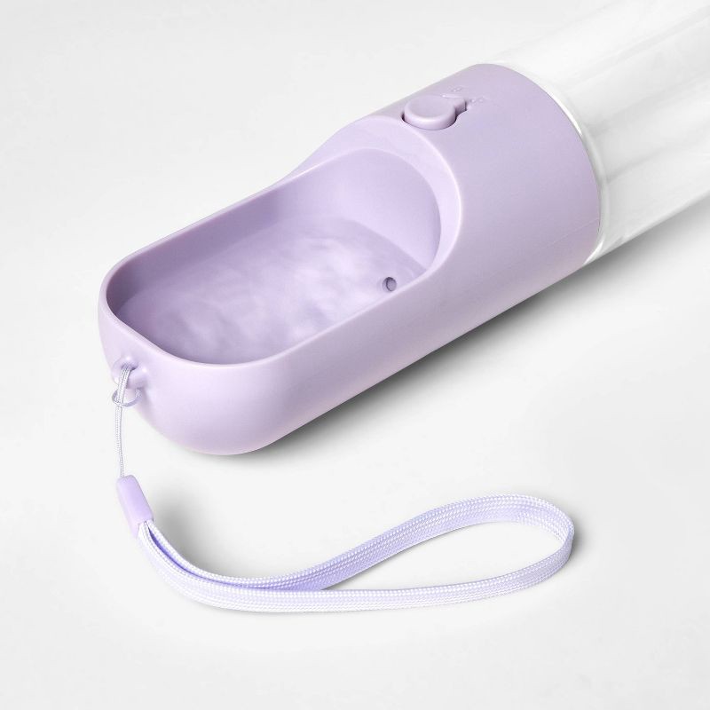 slide 3 of 3, Dog Water Bottle - 14oz - Purple - Boots & Barkley™, 14 oz