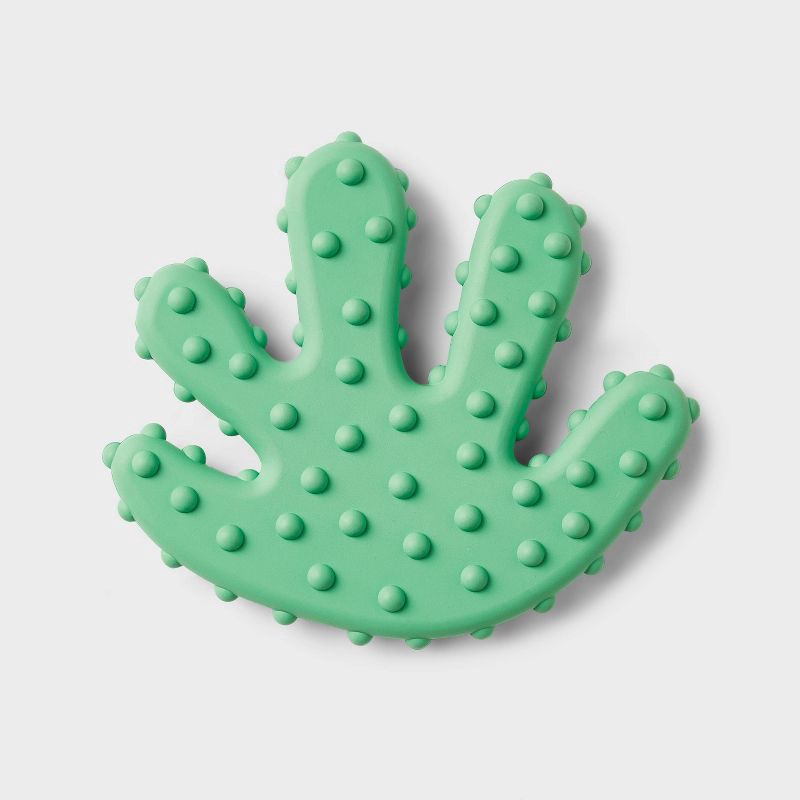 slide 1 of 4, Nubby Seaweed Rubber Tough Chew Bone Dog Toy - Boots & Barkley™, 1 ct