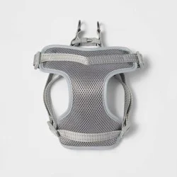Reflective Basic Mesh Dog Harness - S - Gray - Boots & Barkley™