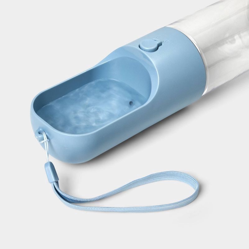 slide 3 of 3, Dog Water Bottle - 14oz - Blue - Boots & Barkley™, 14 oz