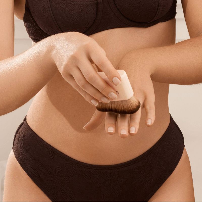 slide 3 of 7, EcoTools Good Tan Body + Face Self-Tan Blending Brush, 1 ct