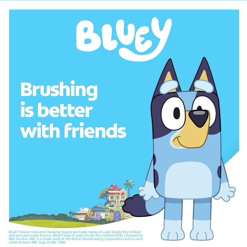 slide 3 of 13, Colgate Kids' Battery Toothbrush - Bluey, 1 ct