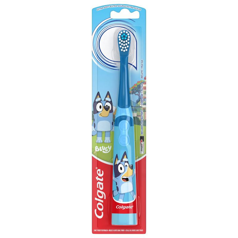 slide 9 of 13, Colgate Kids' Battery Toothbrush - Bluey, 1 ct