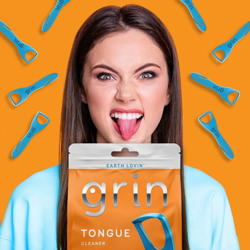 slide 6 of 8, Grin Oral Care Tongue Cleaner - 48ct, 48 ct