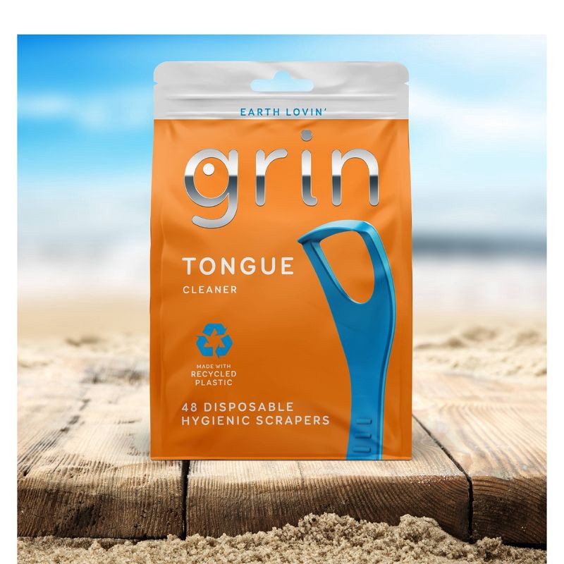 slide 7 of 8, Grin Oral Care Tongue Cleaner - 48ct, 48 ct