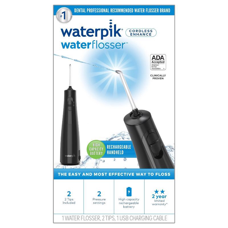 slide 2 of 11, Waterpik Cordless Enhance Water Flosser, 1 ct