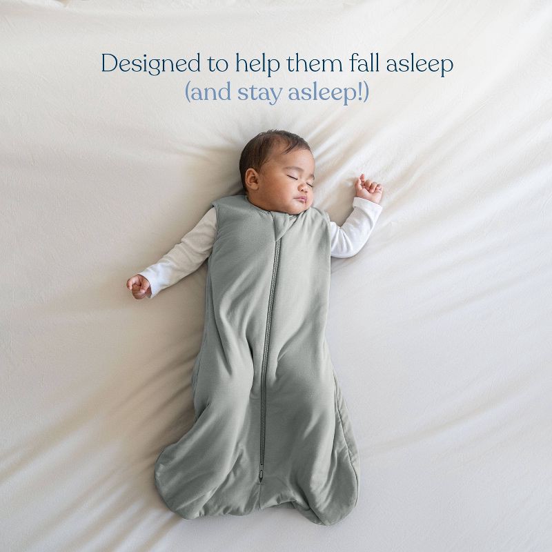 slide 2 of 8, HALO Innovations SleepSack Buttery Soft Rayon from Bamboo Wearable Blanket - Sage - M, 1 ct