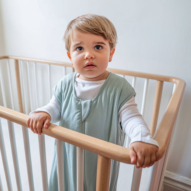 slide 7 of 8, HALO Innovations SleepSack Buttery Soft Rayon from Bamboo Wearable Blanket - Sage - M, 1 ct