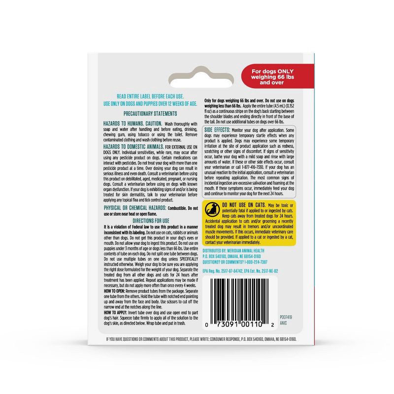 slide 4 of 8, Sergeant's Guardian Pro Flea & Tick Topical Treatment for Dogs - 66 lbs and Over - 3ct, 3 ct; 66 lb