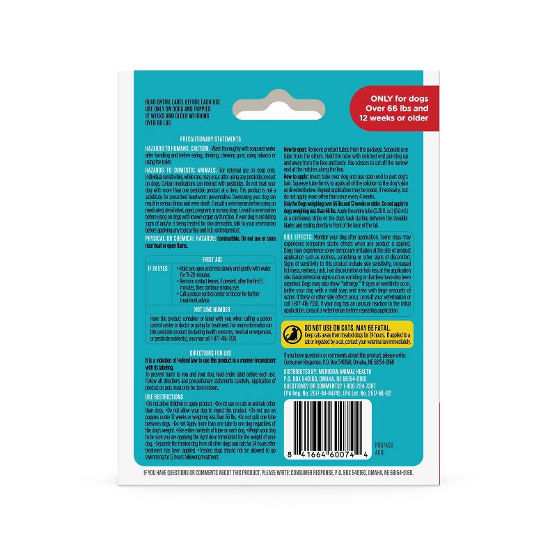 slide 2 of 3, Sergeant's Guardian Flea & Tick Topical Treatment for Dogs - 66 lbs and Over - 3ct, 3 ct; 66 lb