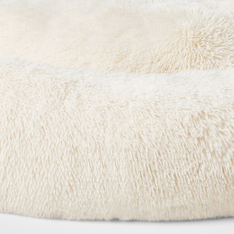 slide 3 of 3, Donut Bolster Dog Bed - Boots & Barkley™ - Cream - XL, 1 ct