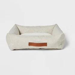 Neutral 4-Sided Bolster Dog Bed - Boots & Barkley™ - Cream - M
