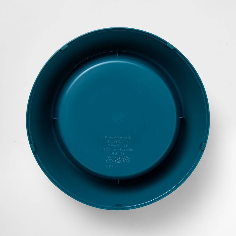 slide 3 of 3, Standard Polypro Cat and Dog Bowl - 5.5 Cup - Teal Blue - Boots & Barkley™, 1 ct