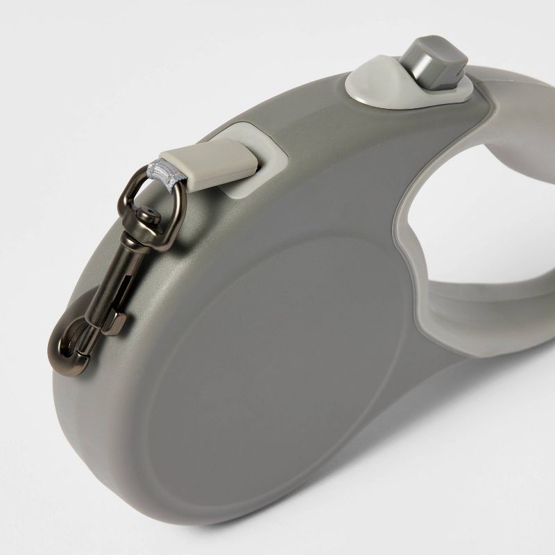 slide 3 of 3, Retractable Dog Leash - S - Gray - Boots & Barkley™, 1 ct