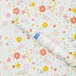 30"x96" Confetti Premium gift wrap - Spritz™: Polka Dots, Multi-Colored,