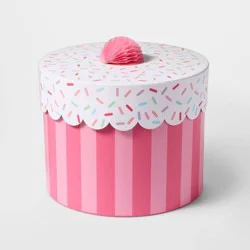 Small Pink Cupcake Box - Spritz™: Polka Dot Paper Gift Box for Birthday & Holidays, Teacher Appreciation Gift