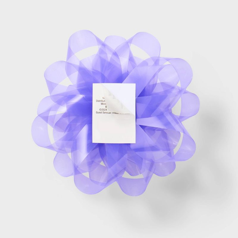 slide 3 of 3, Purple Pet Bow - Spritz™, 1 ct