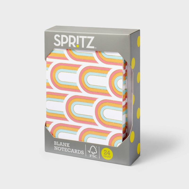 slide 3 of 3, 24ct Rainbow Cards - Spritz™, 24 ct