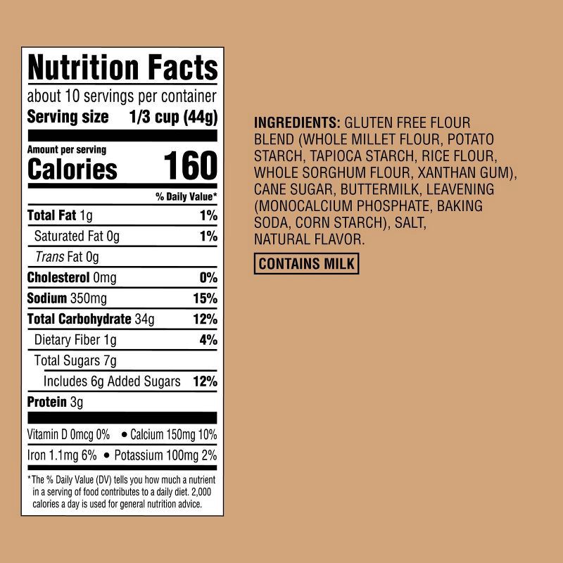 slide 3 of 3, Gluten Free Buttermilk Pancake & Waffle Mix - 16oz - Good & Gather™, 16 oz