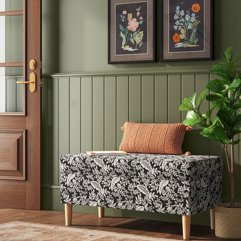 slide 2 of 4, Rifle Paper Co. x Target 16"x20" Botanical Poster Framed Wall Art Print Set of 2: Nature Lithograph, Vertical, Black Frame, 1 ct