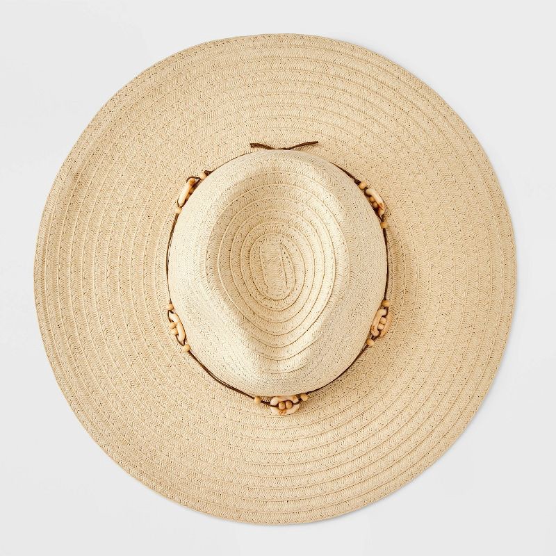 slide 3 of 4, Straw Panama Hat - Universal Thread™ Tan S/M, 1 ct
