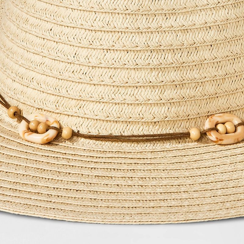 slide 4 of 4, Straw Panama Hat - Universal Thread™ Tan S/M, 1 ct