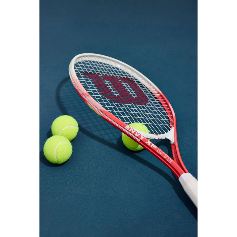 slide 7 of 7, Wilson Envy XP Racquets - Orange: Aluminum Alloy, 112 sq in Head Size Tennis Racquet, 1 ct