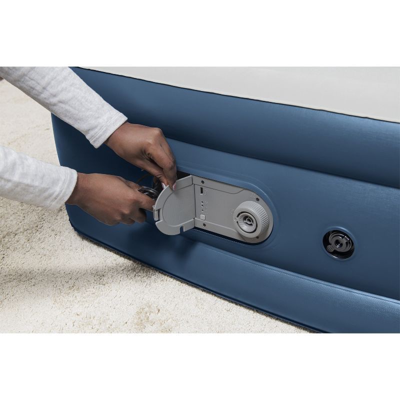 slide 5 of 11, Sealy AlwayzAire Flocked Top Air Mattress Twin with Built-in Dual Pump, 1 ct