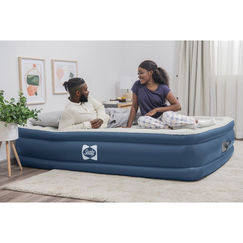 slide 9 of 10, Sealy AlwayzAire Air Mattress Queen with Built-in Dual Pump, 1 ct