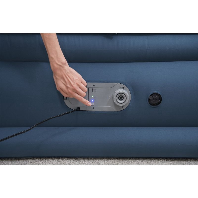 slide 5 of 11, Sealy AlwayzAire Tough Guard Duvet Top Air Mattress Queen with Built-in Dual Pump, 1 ct