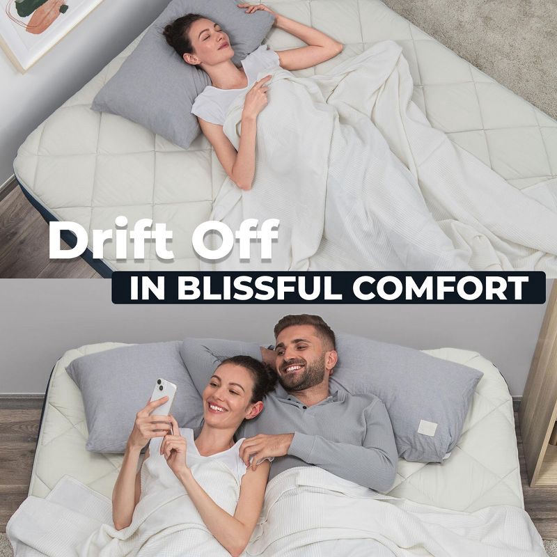 slide 9 of 11, Sealy AlwayzAire Tough Guard Duvet Top Air Mattress Queen with Built-in Dual Pump, 1 ct