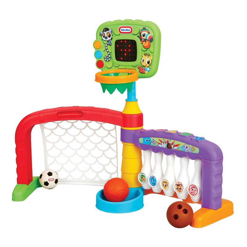 slide 1 of 6, Little Tikes Learn and Play 3-in-1 Sports Zone, 1 ct