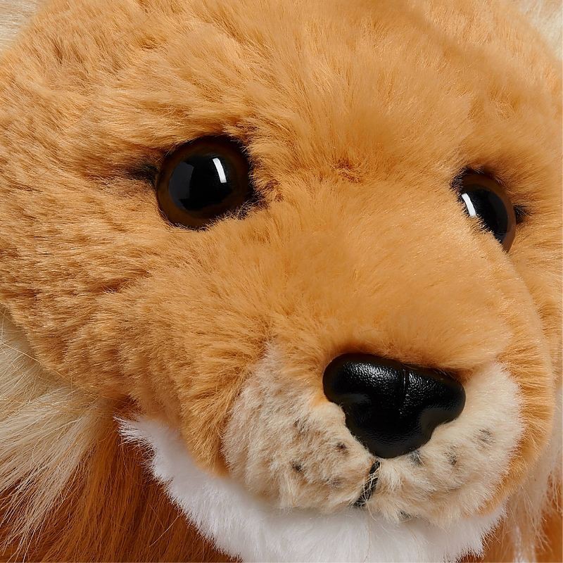 slide 8 of 8, FAO Schwarz 22" Lying Lion Toy Plush, 1 ct