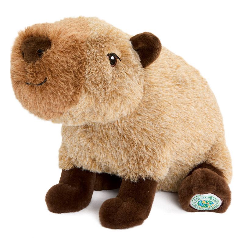 slide 5 of 7, FAO Schwarz 12" Capybara Toy Plush, 1 ct