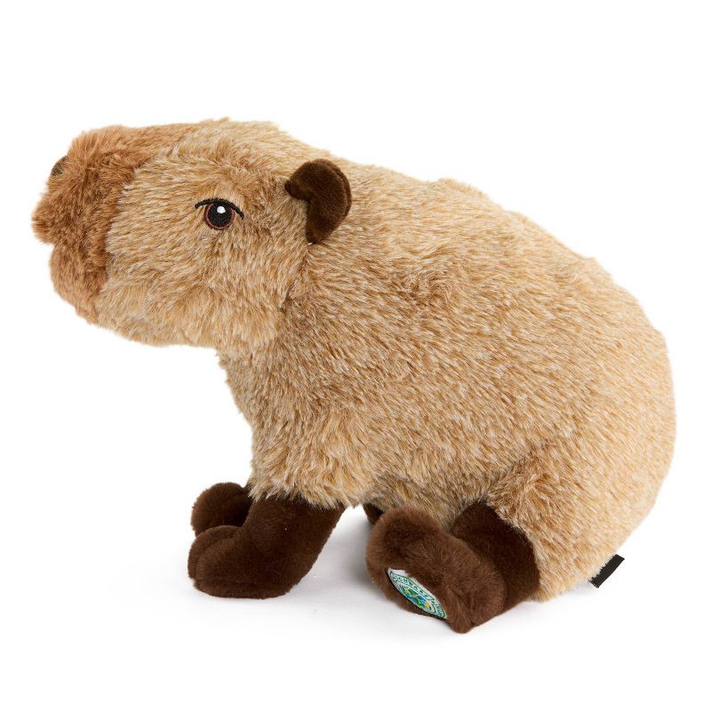 slide 4 of 7, FAO Schwarz 12" Capybara Toy Plush, 1 ct