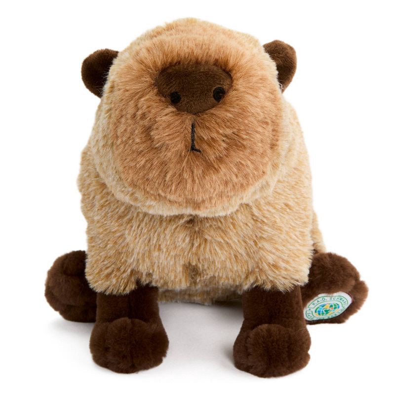 slide 3 of 7, FAO Schwarz 12" Capybara Toy Plush, 1 ct